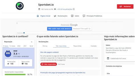 reclamações sportsbet.io|Todas as reclamações .